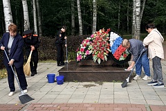 Мемориально-патронатную акцию провели в районе Бекасово